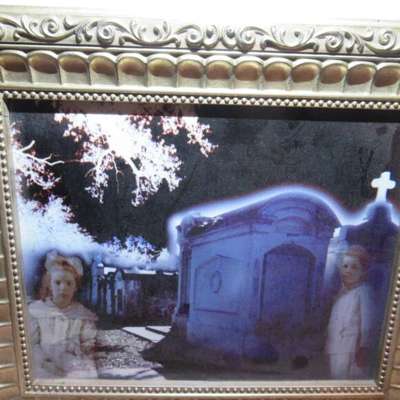 Giclee Print in Ornate Gold Frame, 13 x 11